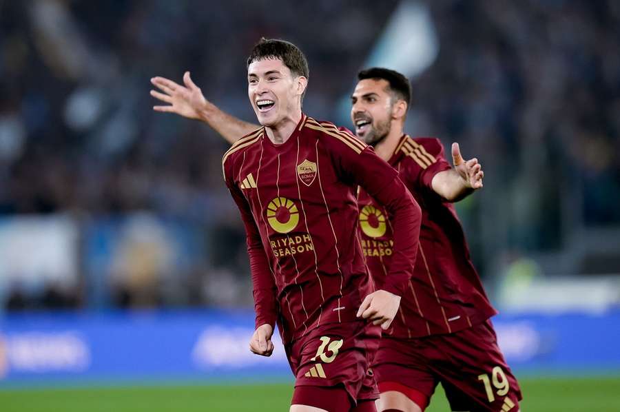 Soule celebrates his goal