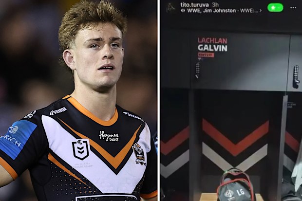 Sunia Turuva targeted Lachlan Galvin in a social media post.