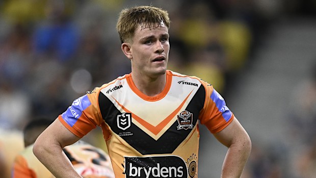 Lachlan Galvin of the Wests Tigers.