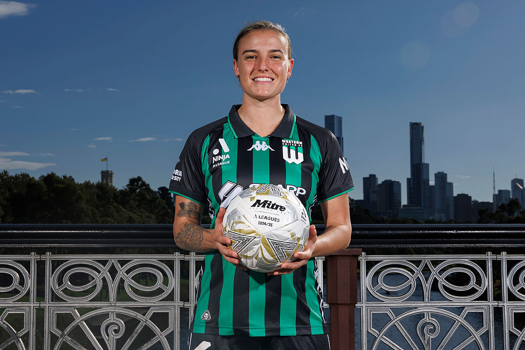 Chloe Berryhill at A-League Women's Finals Media Opportunity