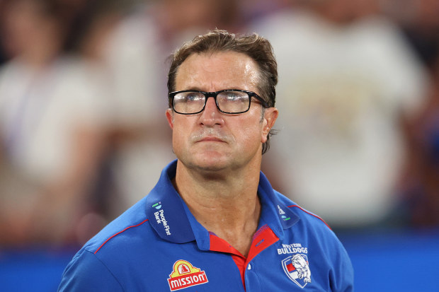 Western Bulldogs coach Luke Beveridge.