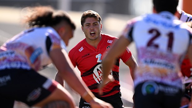 James O'Connor of the Crusaders looks on in Christchurch.