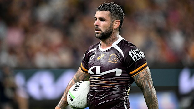 Adam Reynolds playing for Brisbane Broncos against North Queensland Cowboys in round three.