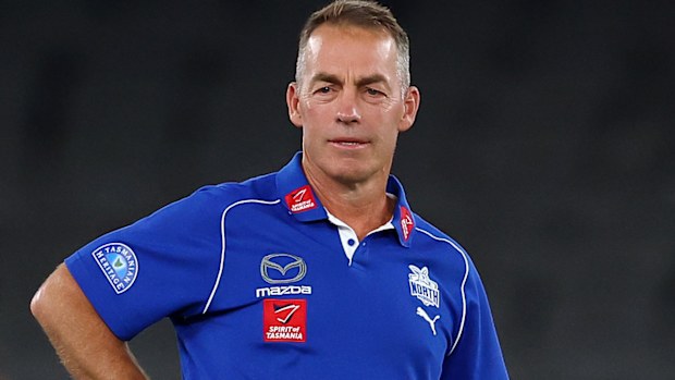 North Melbourne coach Alastair Clarkson.