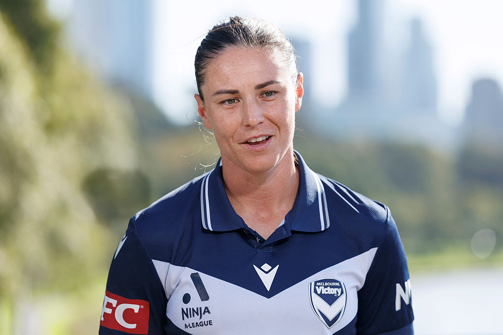 Emily Gielnik at A-League Women's Finals Media Opportunity