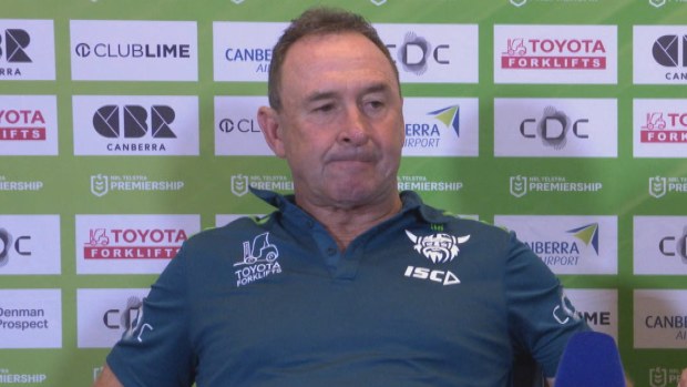 Ricky Stuart of the Canberra Raiders.