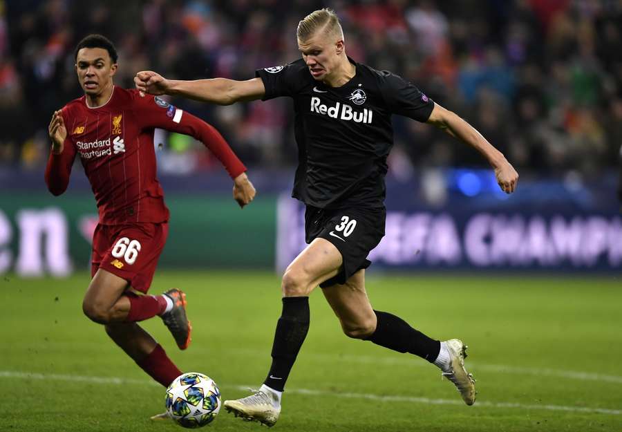 Erling Haaland made a significant impact at RB Salzburg