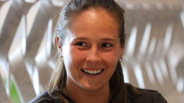 Daria Kasatkina during media day at the Charleston Open.