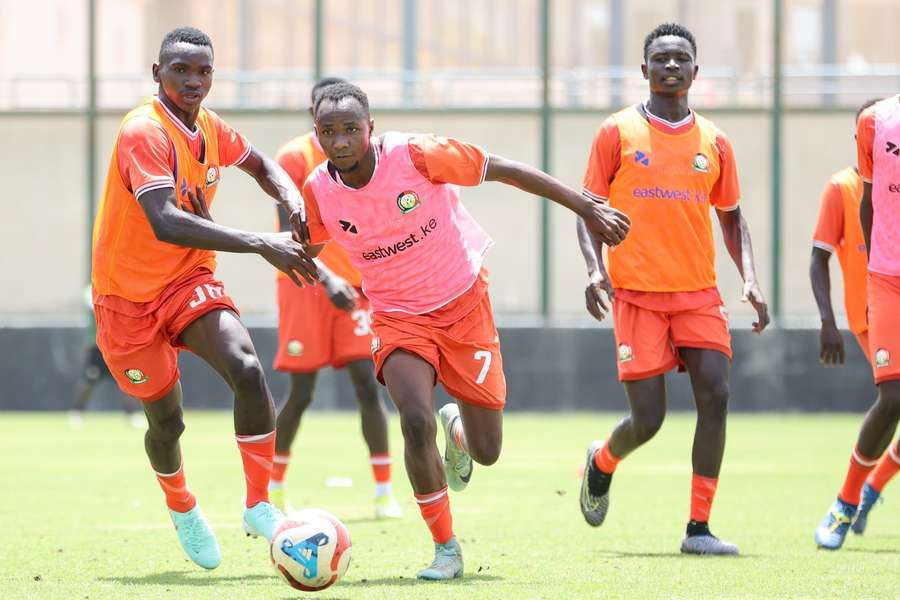 Kenya Rising Stars training in Egypt for AFCON