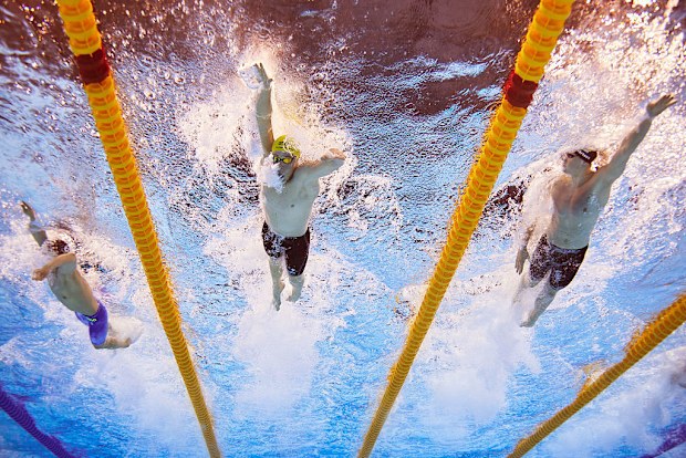Sam Short in action at the world championships.