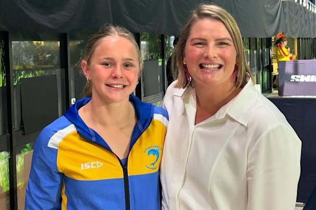 Sienna Toohey and Leisel Jones.