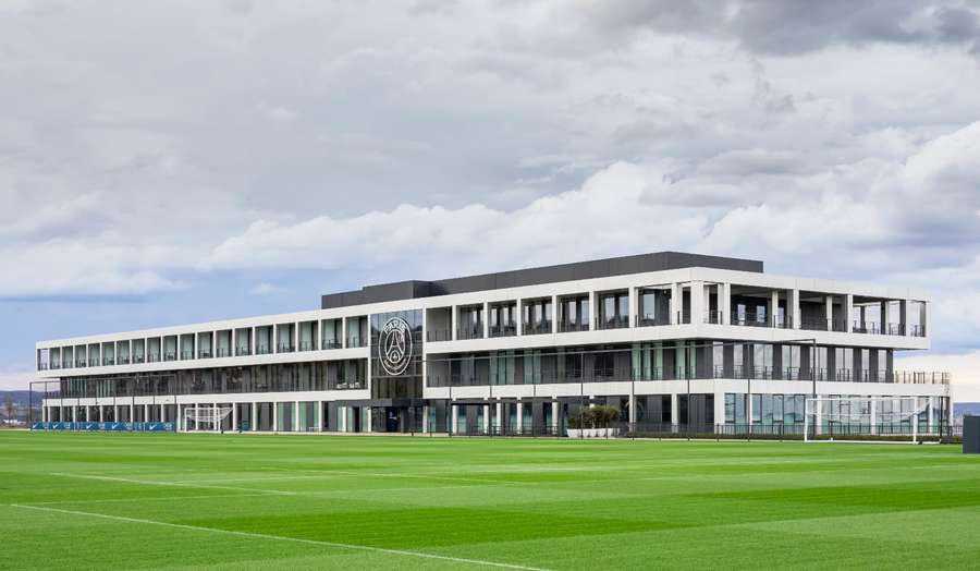 The training ground at the PSG Campus in Poissy