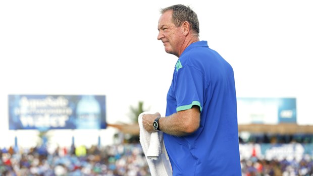 Mick Byrne of Fijian Drua looks on at ANZ Stadium.