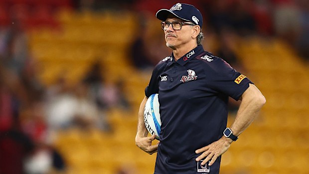 Reds coach Les Kiss at Suncorp Stadium.