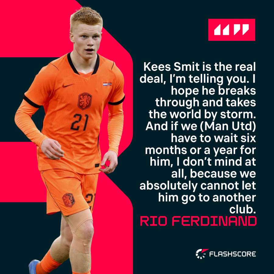 Rio Ferdinand on Kees Smit