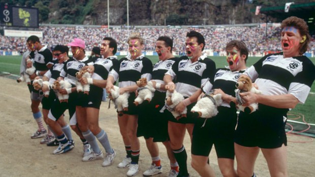 The Barbarians have some fun.