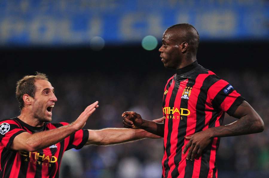 Zabaleta and Balotelli