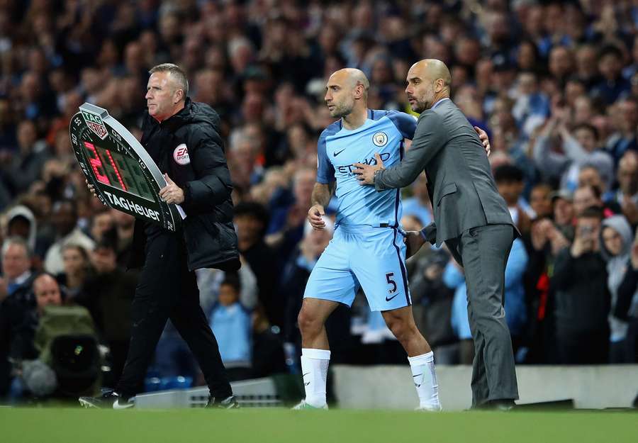 Zabaleta and Guardiola