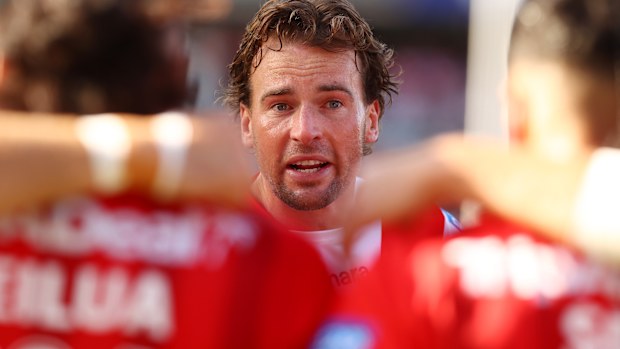 WOLLONGONG, AUSTRALIA - MARCH 14: Clinton Gutherson of the Dragons is pictured before the round two NRL match between St George Illawarra Dragons and Melbourne Storm at WIN Stadium, on March 14, 2026, in Wollongong, Australia. (Photo by Mark Nolan/Getty Images)
