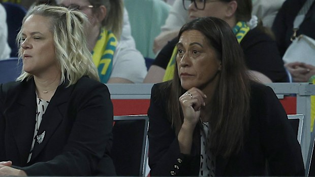 Dame Noeline Taurua, head coach of New Zealand looks on during game four of the 2024 Constellation Cup series.