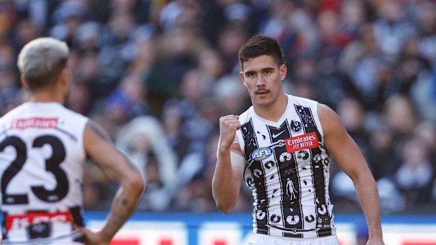 Reef McInnes of the Magpies in 2024.