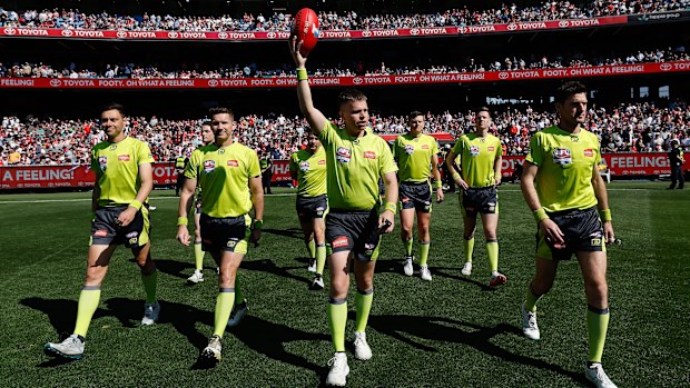 AFL Field Umpire, Nick Foot will work for Sportsbet in 2025.