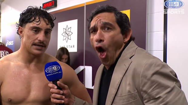 Johnathan Thurston and Kotoni Staggs.