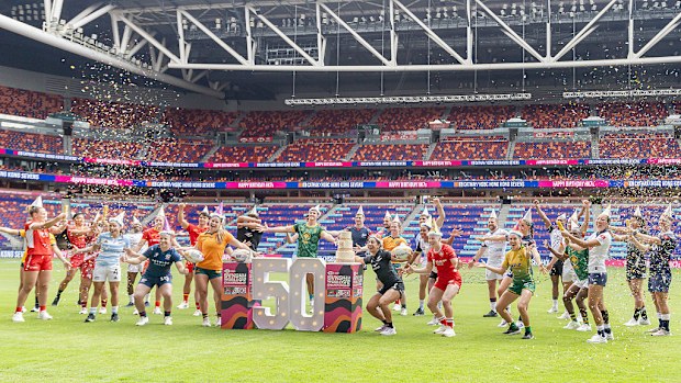 The Hong Kong Sevens Captain Photo Call at Kai Tak Stadium.