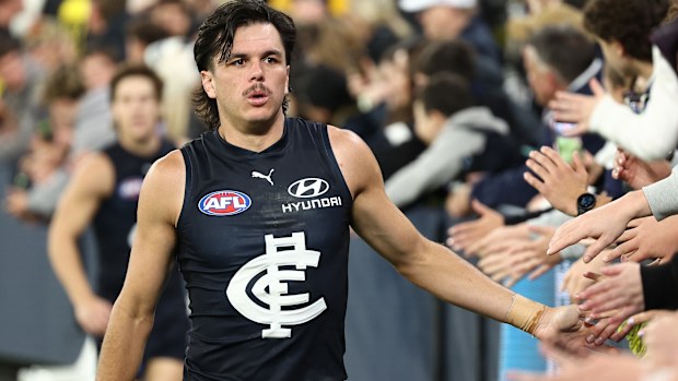 Elijah Hollands of the Blues.