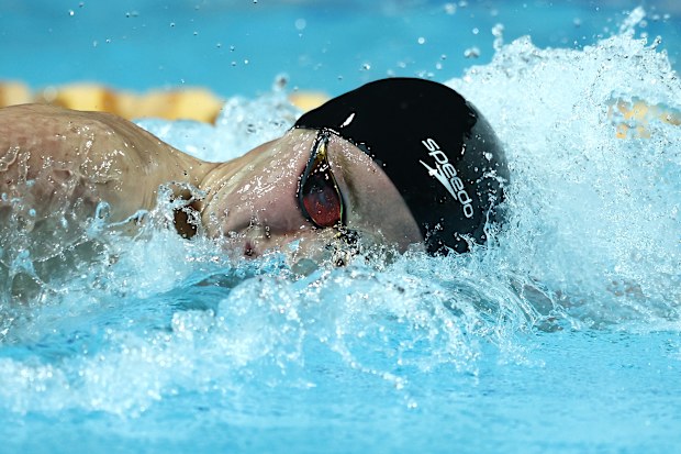 GOLD COAST, AUSTRALIA - APRIL 06: Samuel Short swims in the Mens 400m freestyle during the 2026 Australian Open Swimming at Gold Coast Aquatic Centre on April 06, 2026 in Gold Coast, Australia. (Photo by Chris Hyde/Getty Images)
