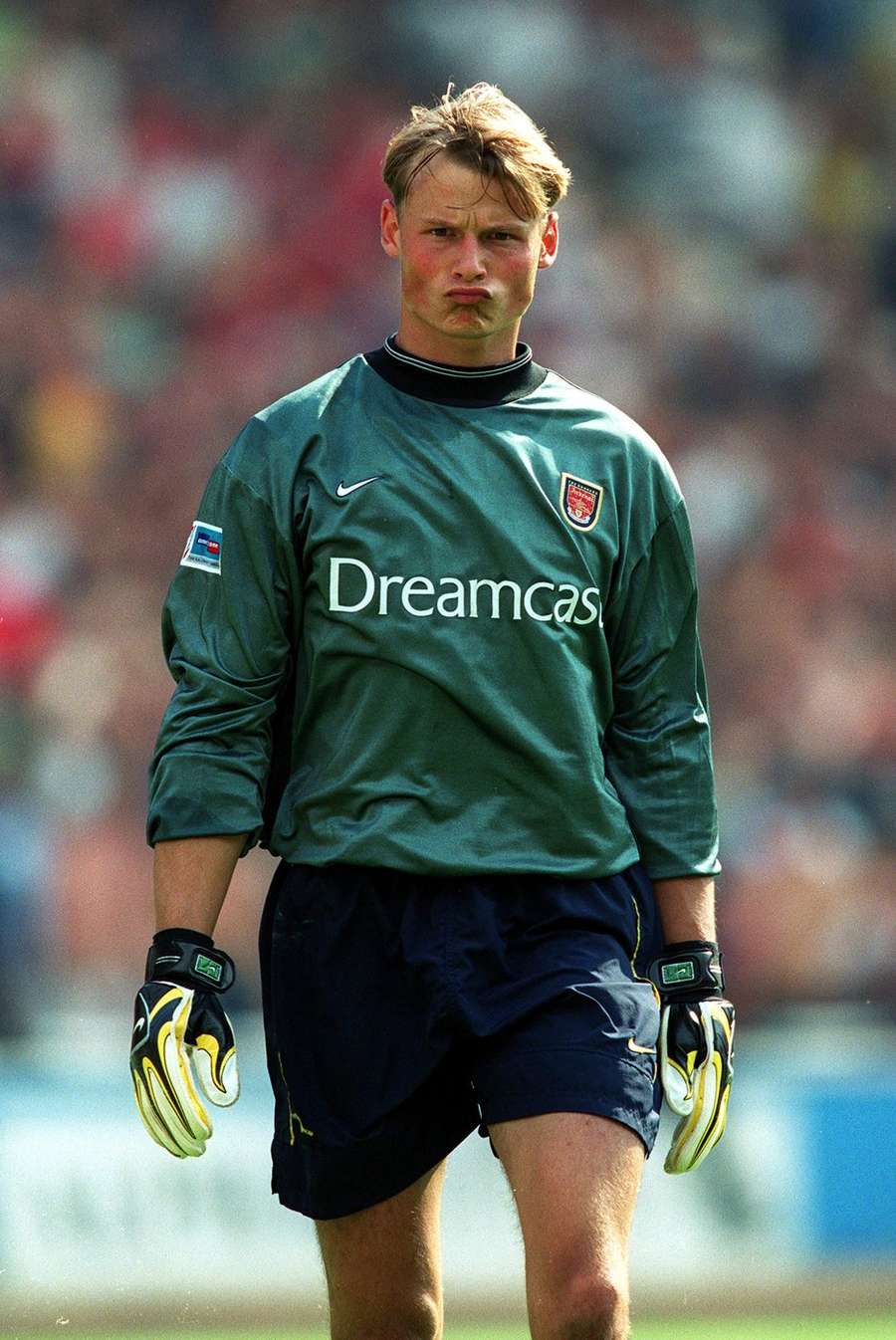Alex Manninger in Arsenal kit